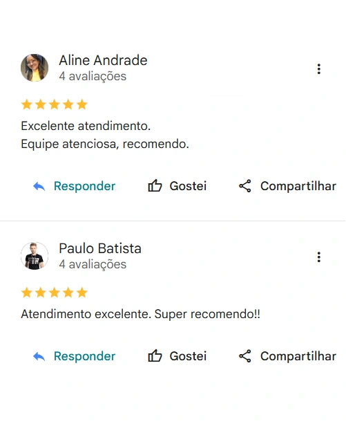 Avaliação 5 estrelas